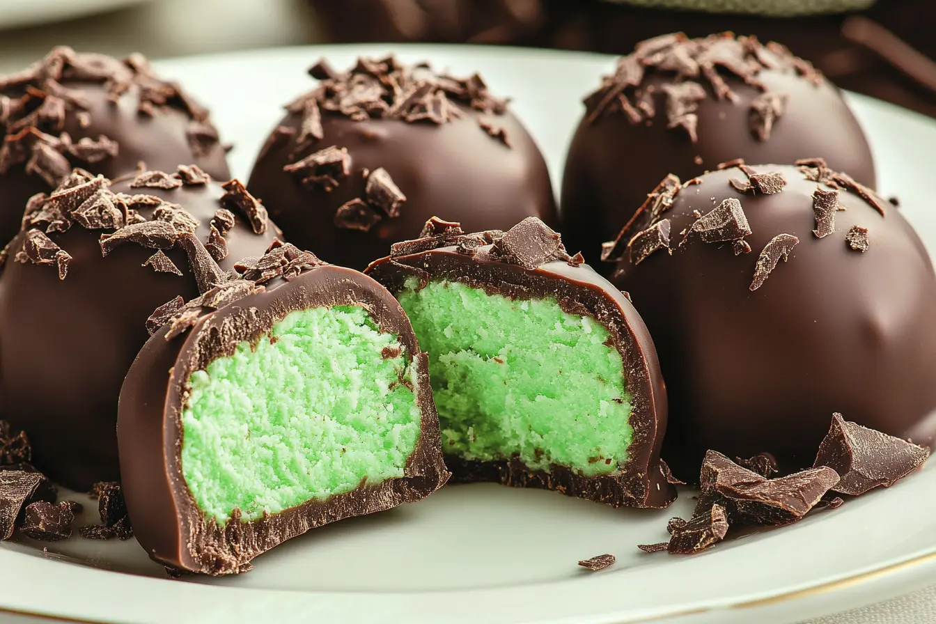 Mint Chocolate Truffles