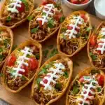 BBQ Taco Football Boats