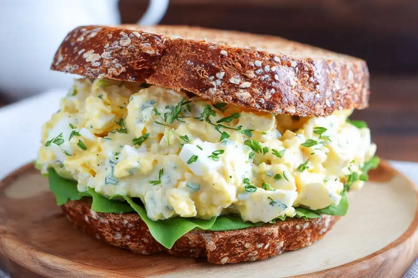 Lunch Box Egg Salad Sandwich