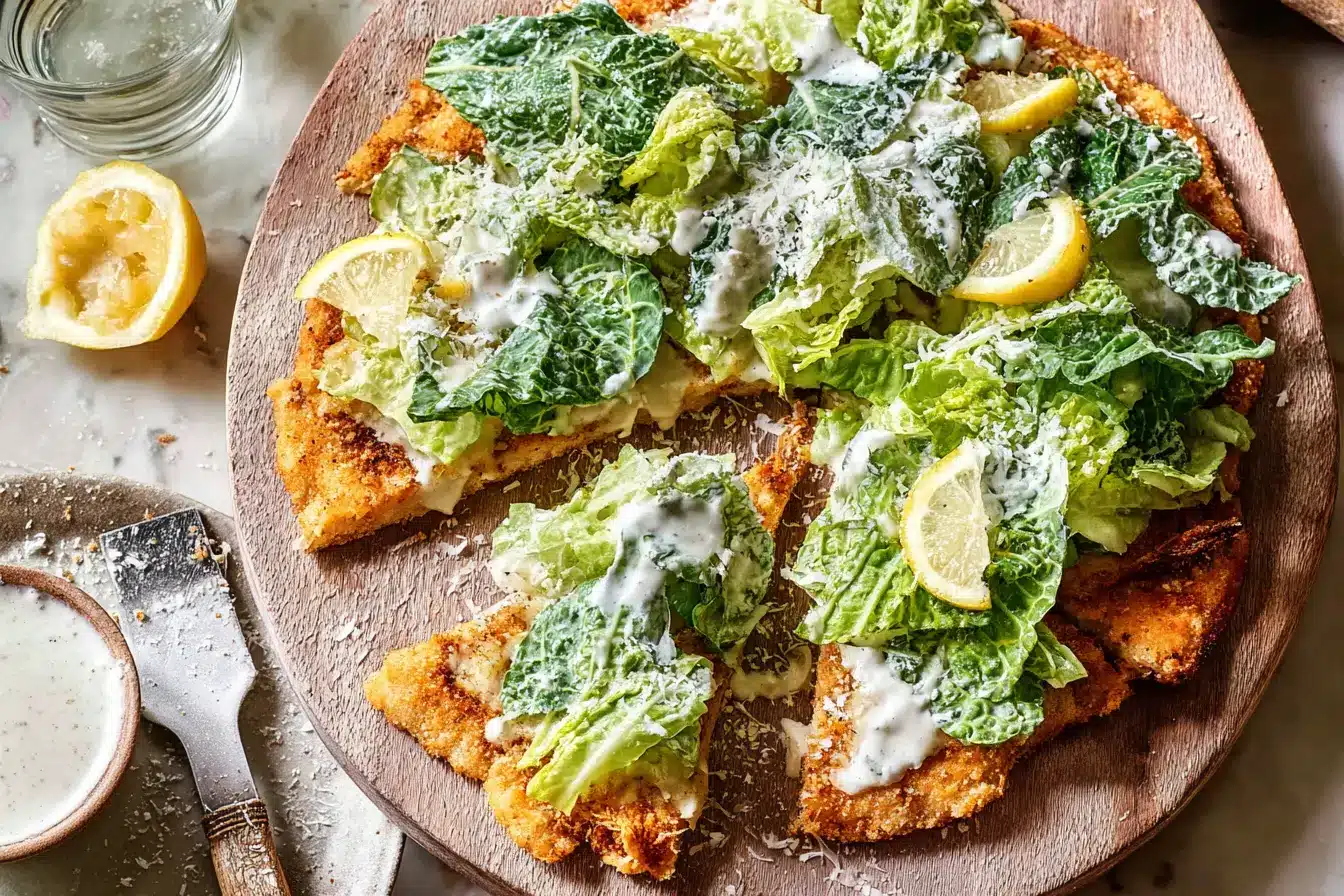 Incredible Caesar Salad Chicken Pizza – The Perfect Protein-Packed Meal