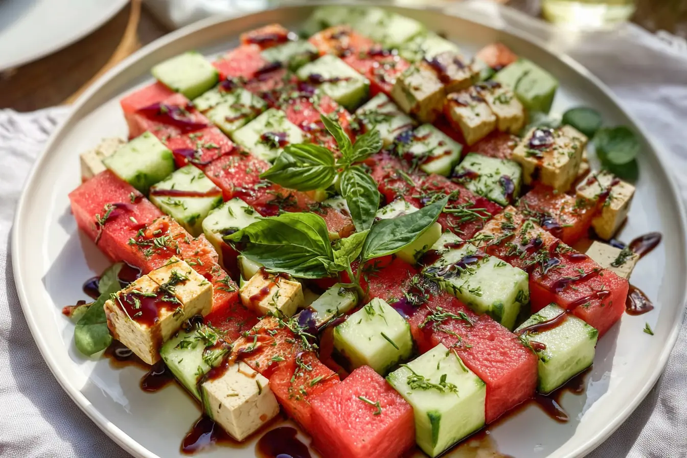 Incredible Checkerboard Salad: A Refreshing and Flavorful Summer Delight