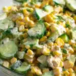 Corn Creamy Cucumber Salad