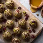Cranberry Pistachio Energy Bites