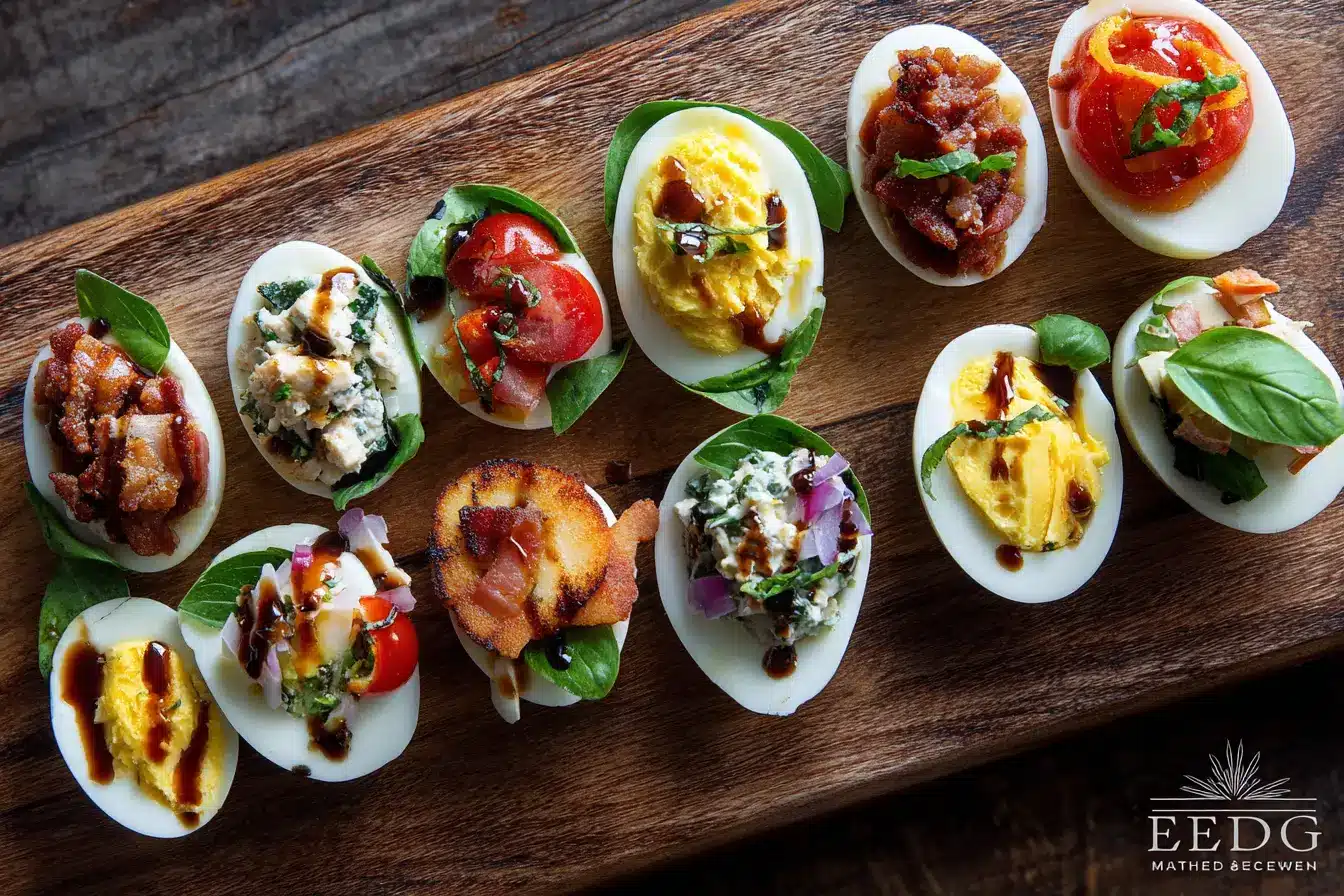 Egg Flight Appetizers