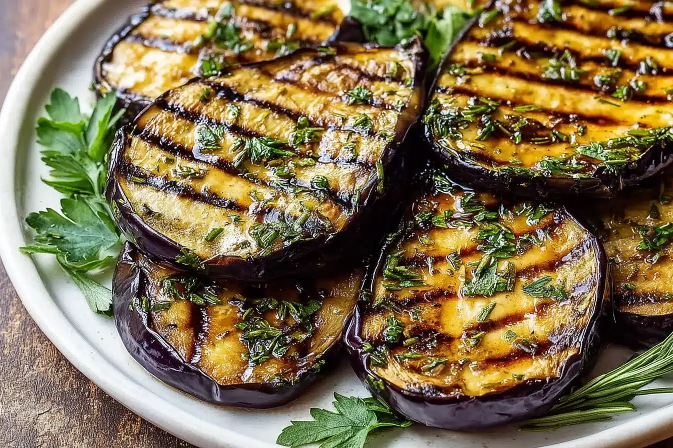 Fabulous Grilled Eggplant with Herbs