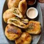 Fried Chicken Buns with Cheese