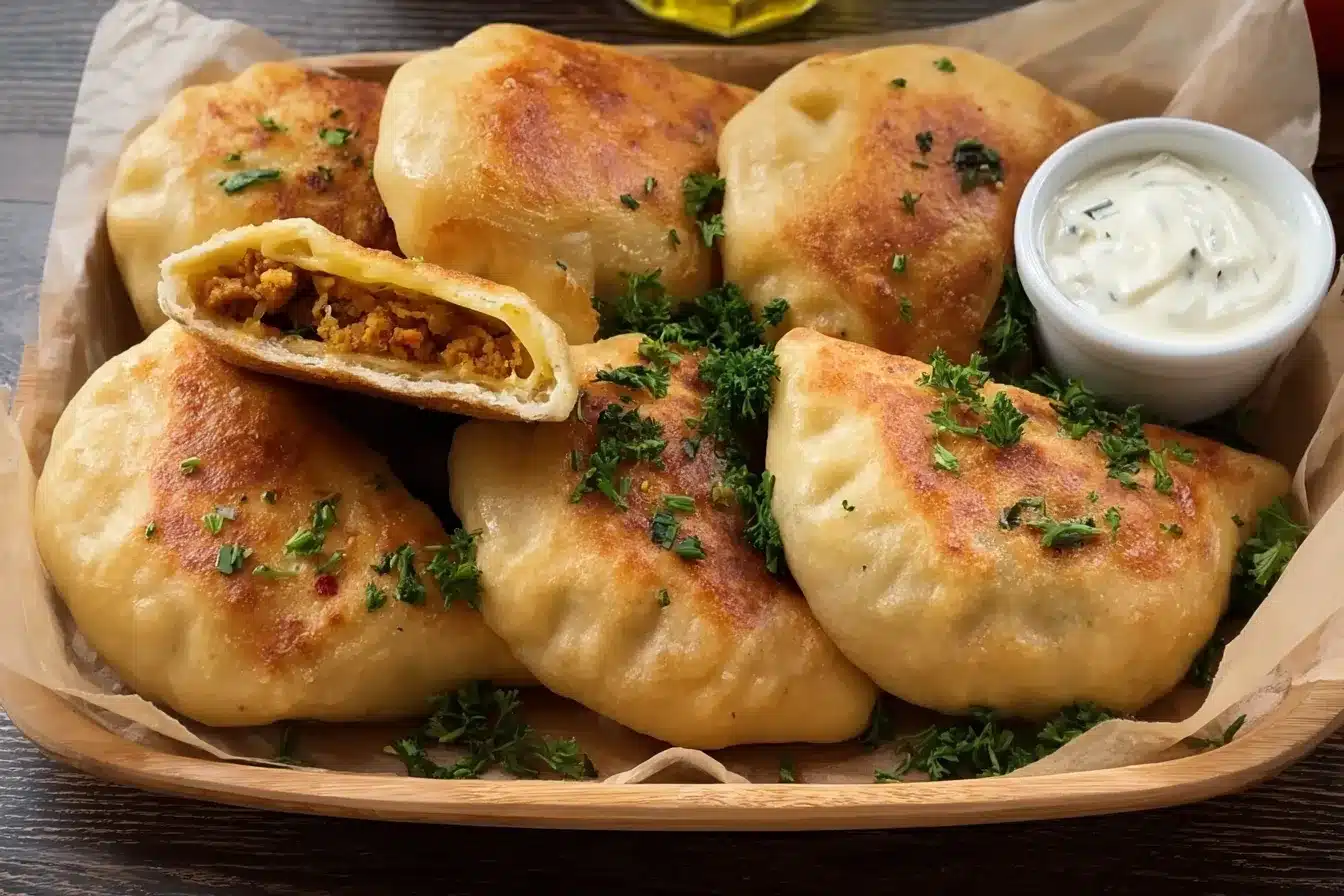 Fried Chicken Buns with Cheese 2