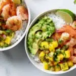 Shrimp Avocado Mango Bowls