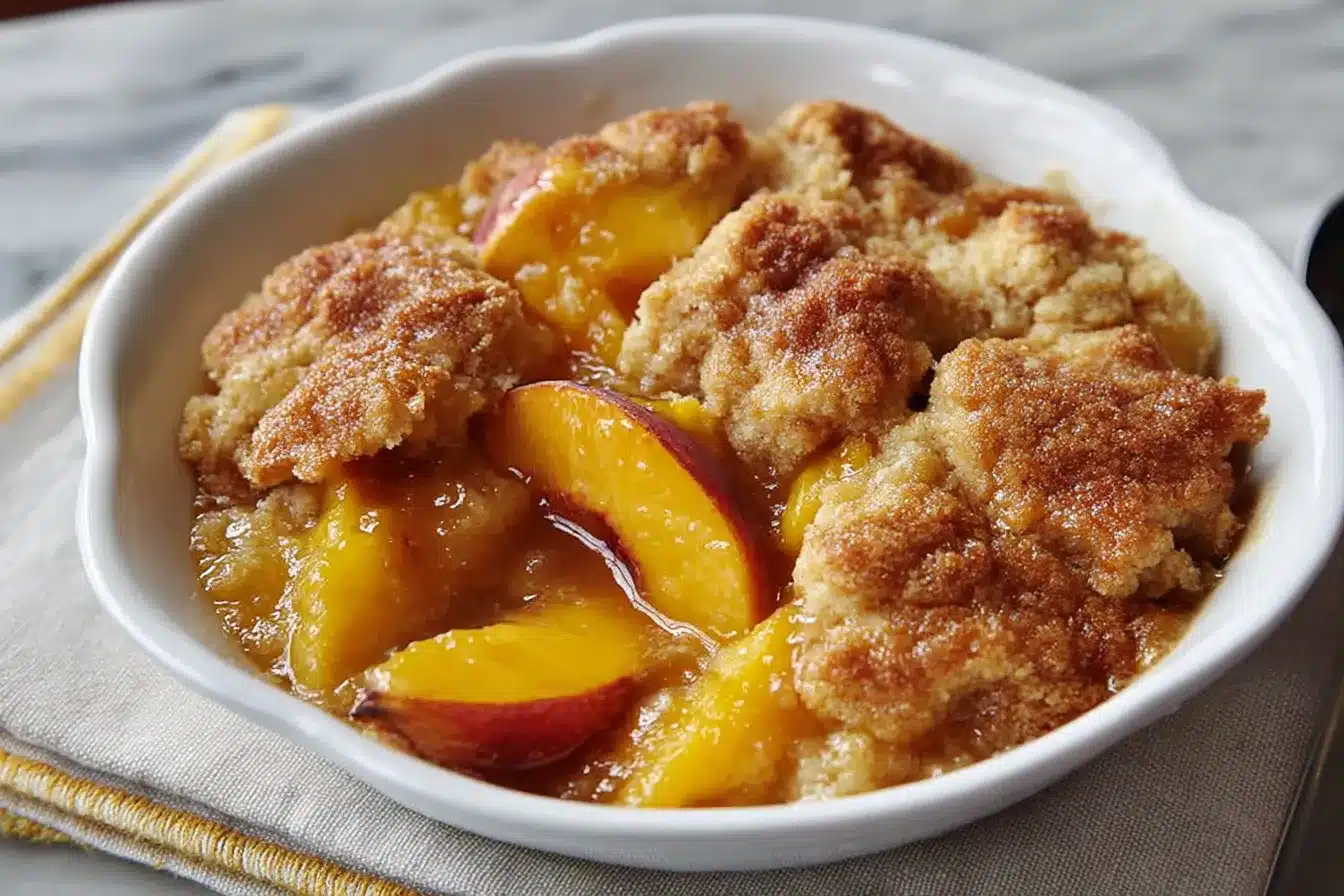 Southern Peach Cobbler A Perfect Slice of Comfort