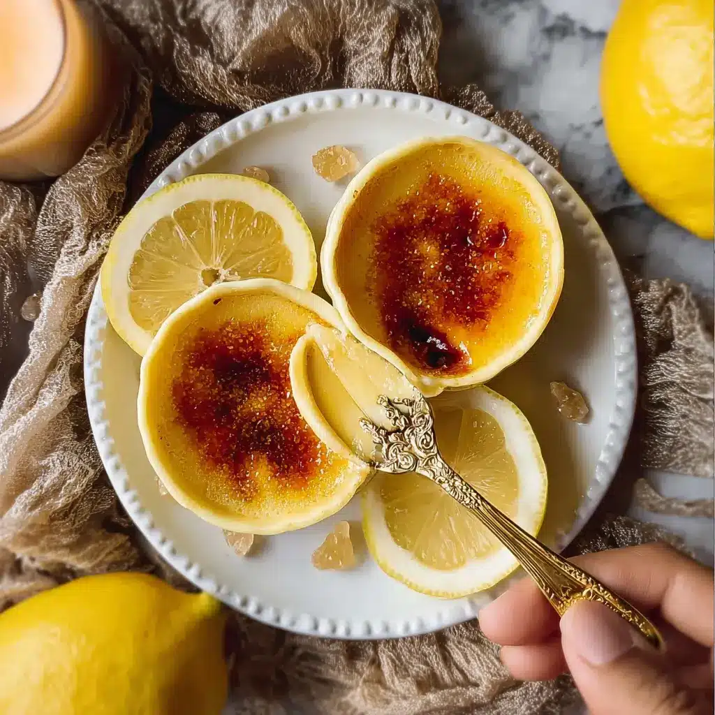 Lemon Brulee Posset