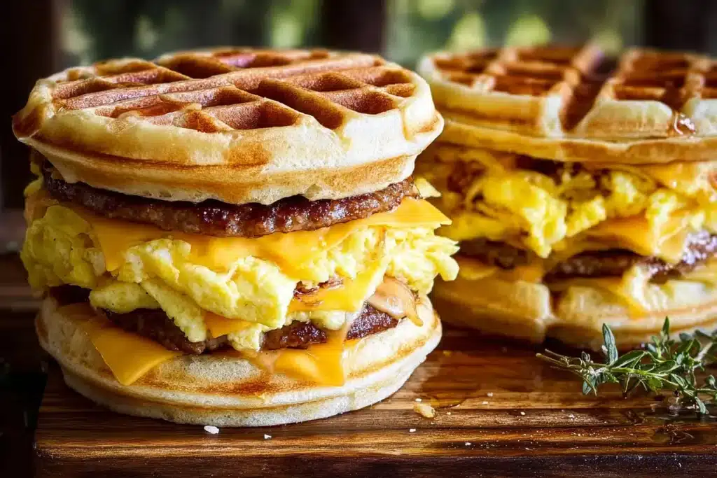Incredible Mini Waffle Sandwiches: A Delicious Breakfast Delight