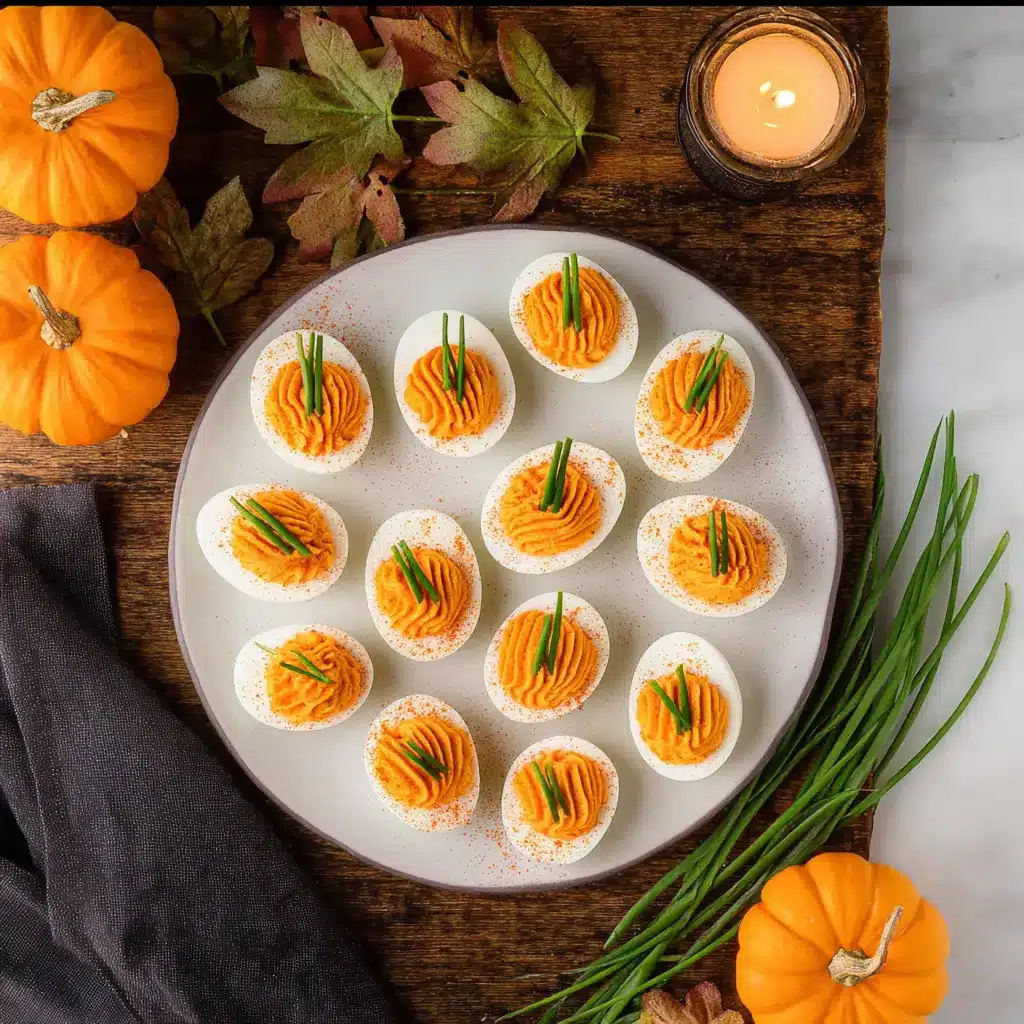 Pumpkin Deviled Eggs1