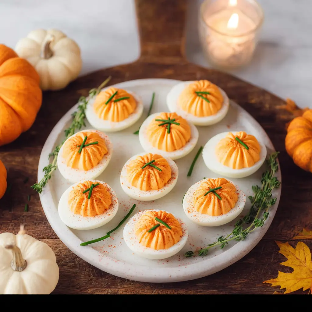 Pumpkin Deviled Eggs2