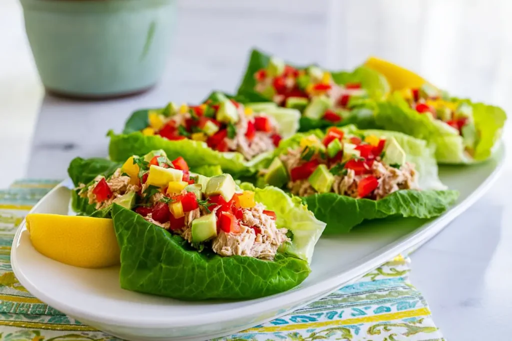 Amazing Tuna Salad Lettuce Wraps: A Healthy, Low-Carb Lunch Option