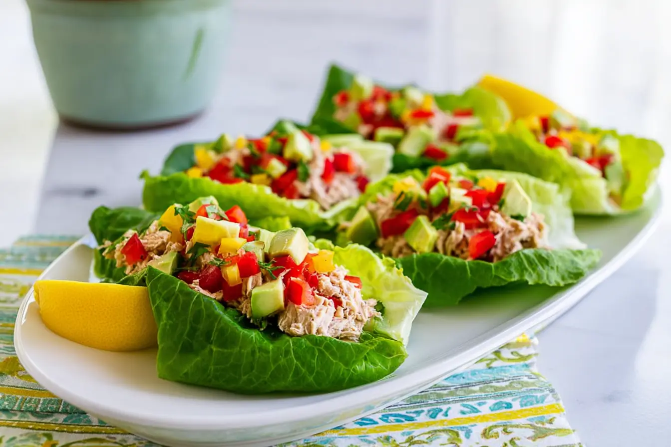 Amazing Tuna Salad Lettuce Wraps: A Healthy, Low-Carb Lunch Option