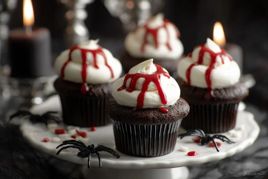 Astounding Vampire Bite Cupcakes Recipe
