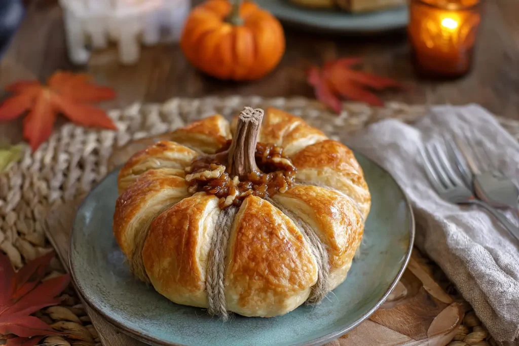 Stunning Pumpkin Shaped Baked Brie Recipe